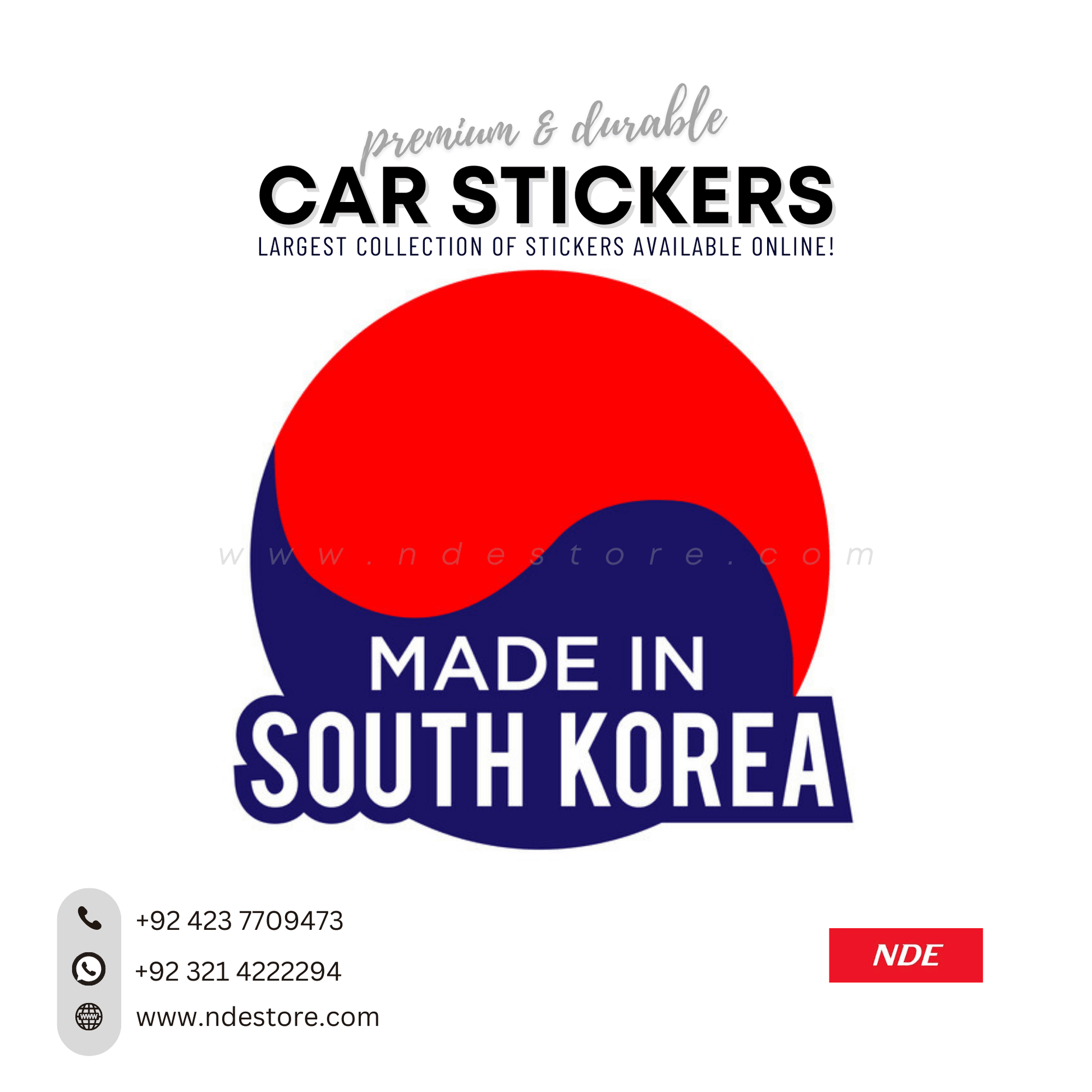 STICKER, MADE IN KOREA SERIES (SKU:K3206) - ndestore.com