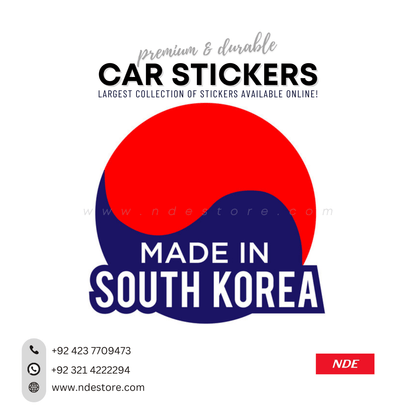 STICKER, MADE IN KOREA SERIES (SKU:K3206) - ndestore.com