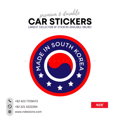 STICKER, MADE IN KOREA SERIES (SKU:K3206) - ndestore.com