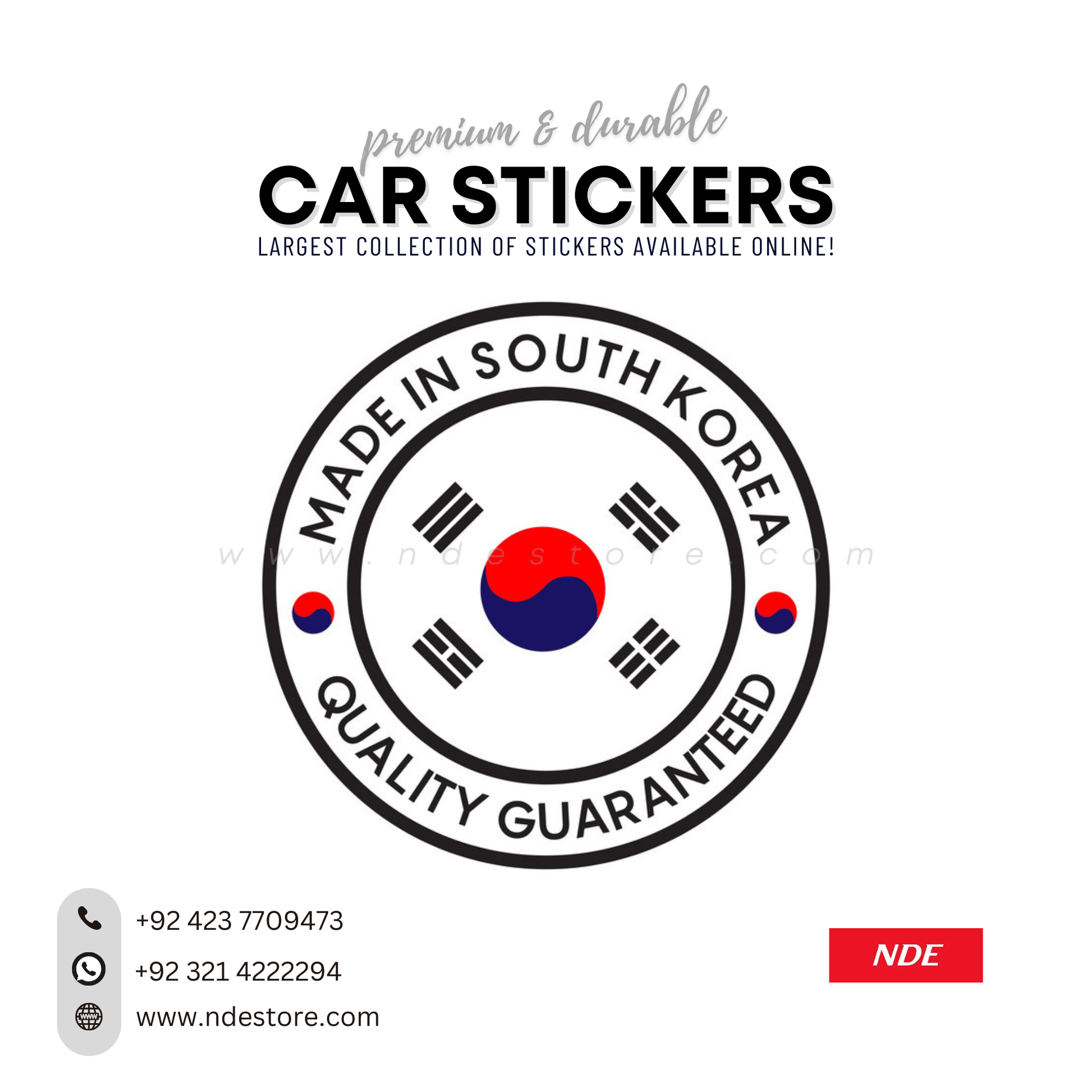 STICKER, MADE IN KOREA SERIES (SKU:K3206) - ndestore.com