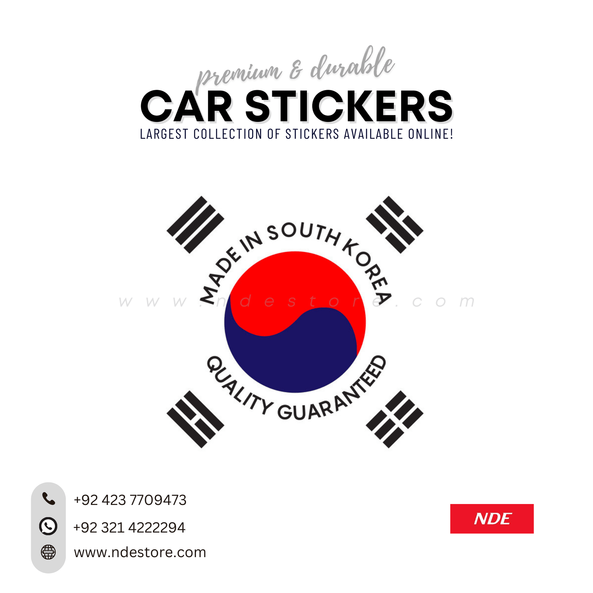 STICKER, MADE IN KOREA SERIES (SKU:K3206) - ndestore.com