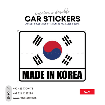 STICKER, MADE IN KOREA SERIES (SKU:K3206) - ndestore.com