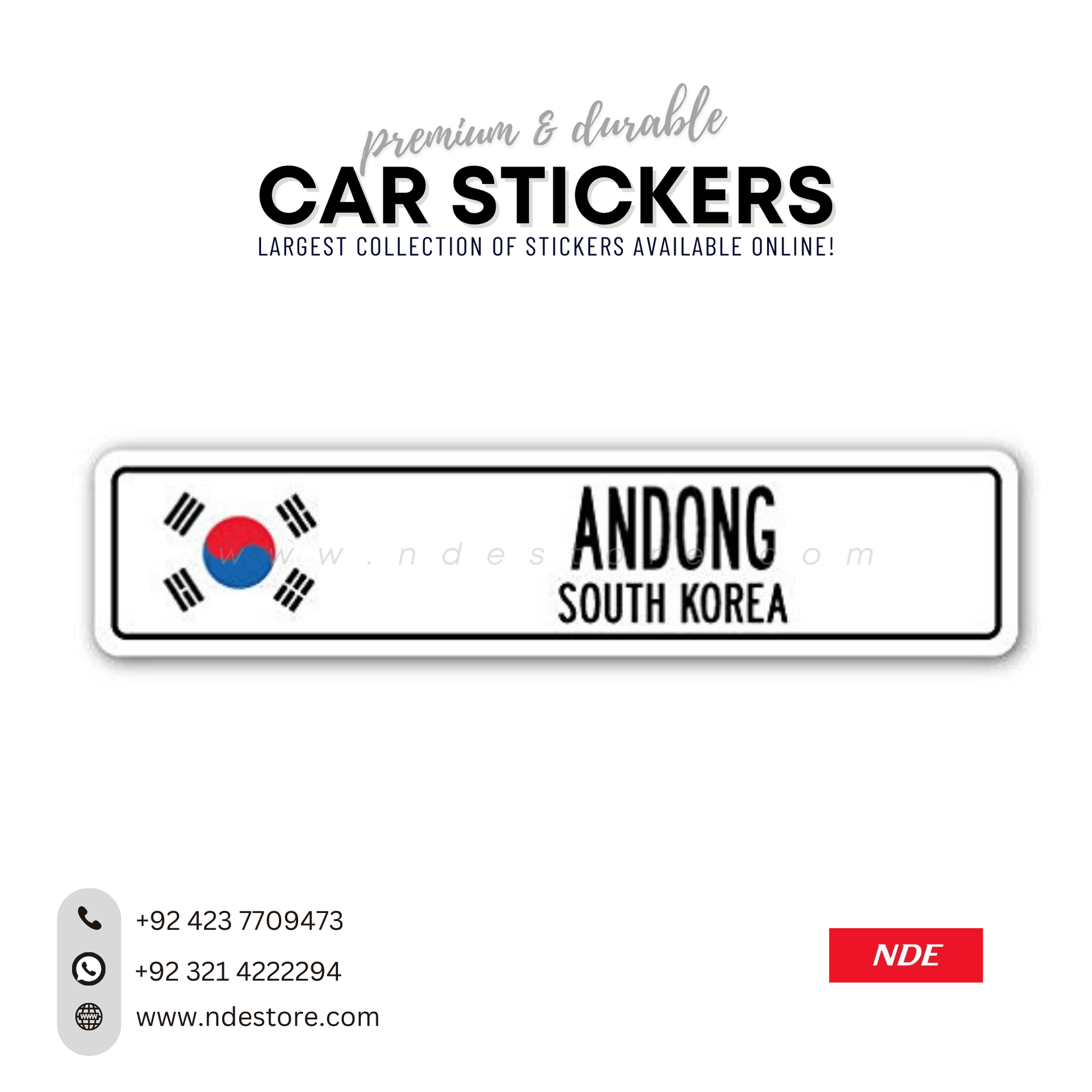 STICKER, MADE IN KOREA SERIES (SKU:K3206) - ndestore.com