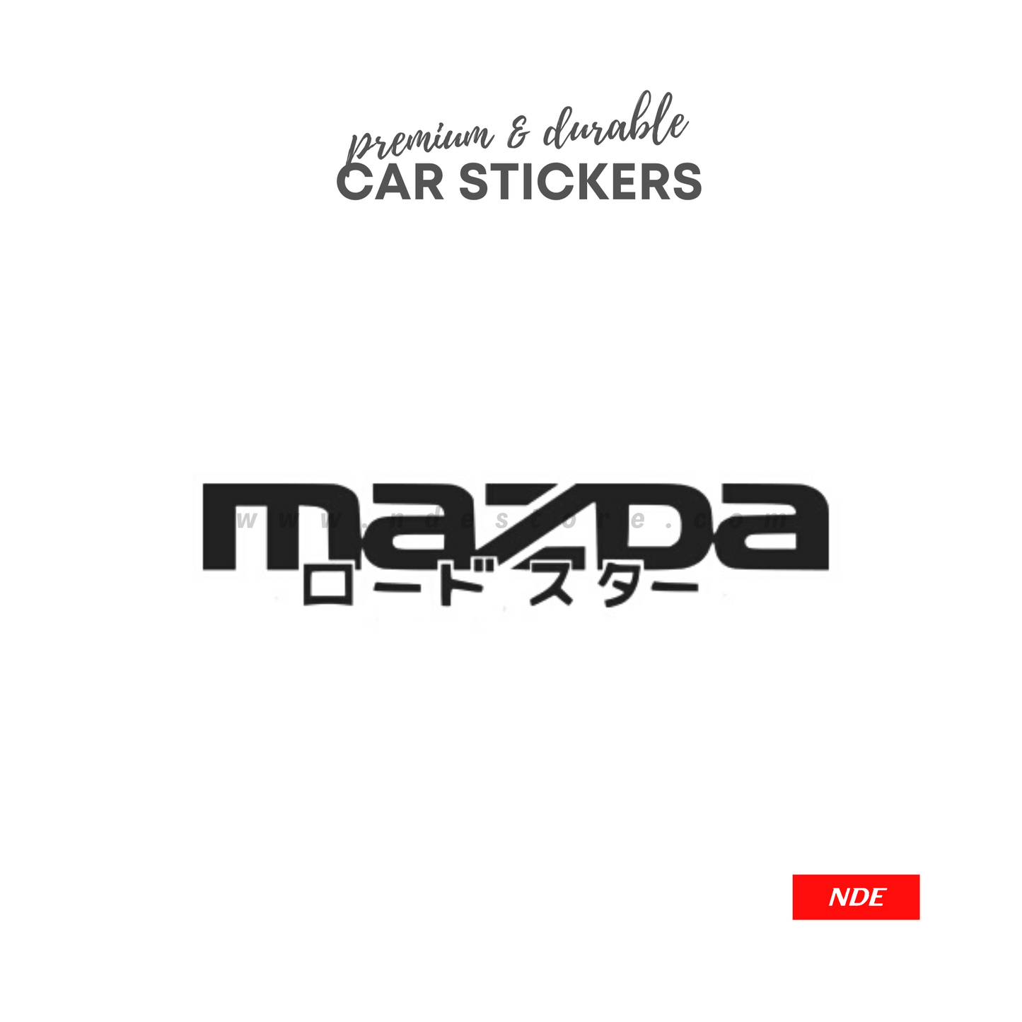 STICKER, MAZDA (SKU: 44524)