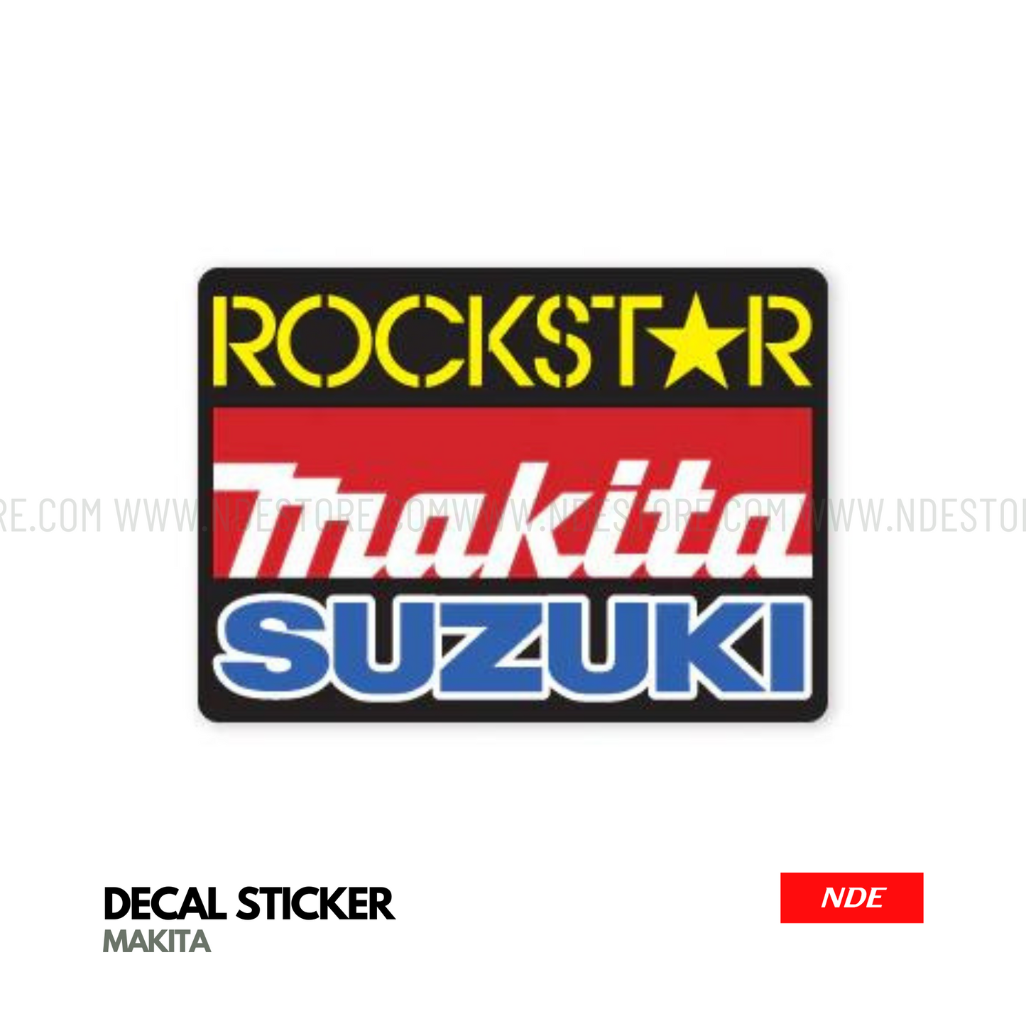 STICKER MAKITA ROCKSTAR SUZUKI