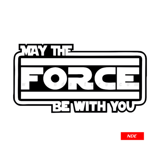 STICKER, STARWARS MAY THE FORCE BE WITH YOU d2 - ndestore.com