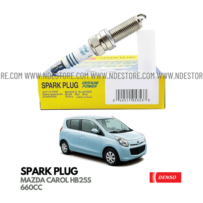 SPARK PLUG DENSO IRIDIUM POWER FOR MAZDA CAROL HB25S (2009-2015) - ndestore.com