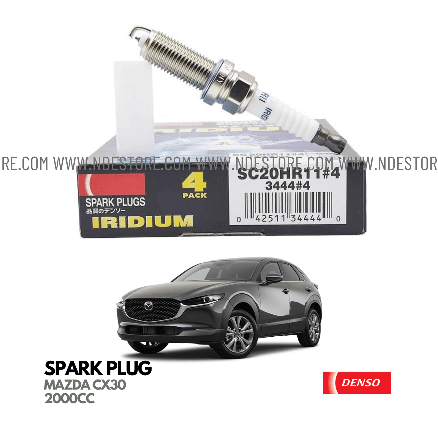 SPARK PLUG DENSO IRIDIUM FOR MAZDA CX30 - ndestore.com