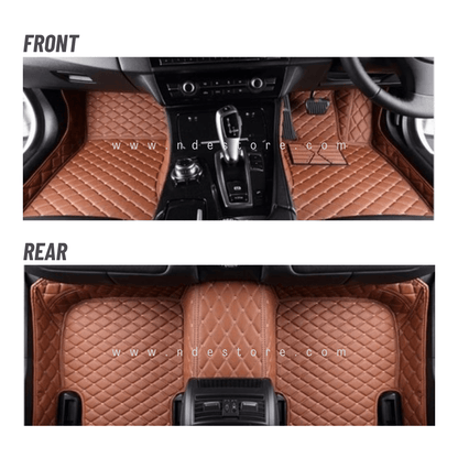 FLOOR MAT 7D STYLE BROWN FOR MG HS - ndestore.com