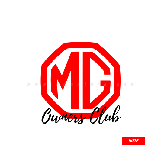 STICKER MG OWNER CLUB