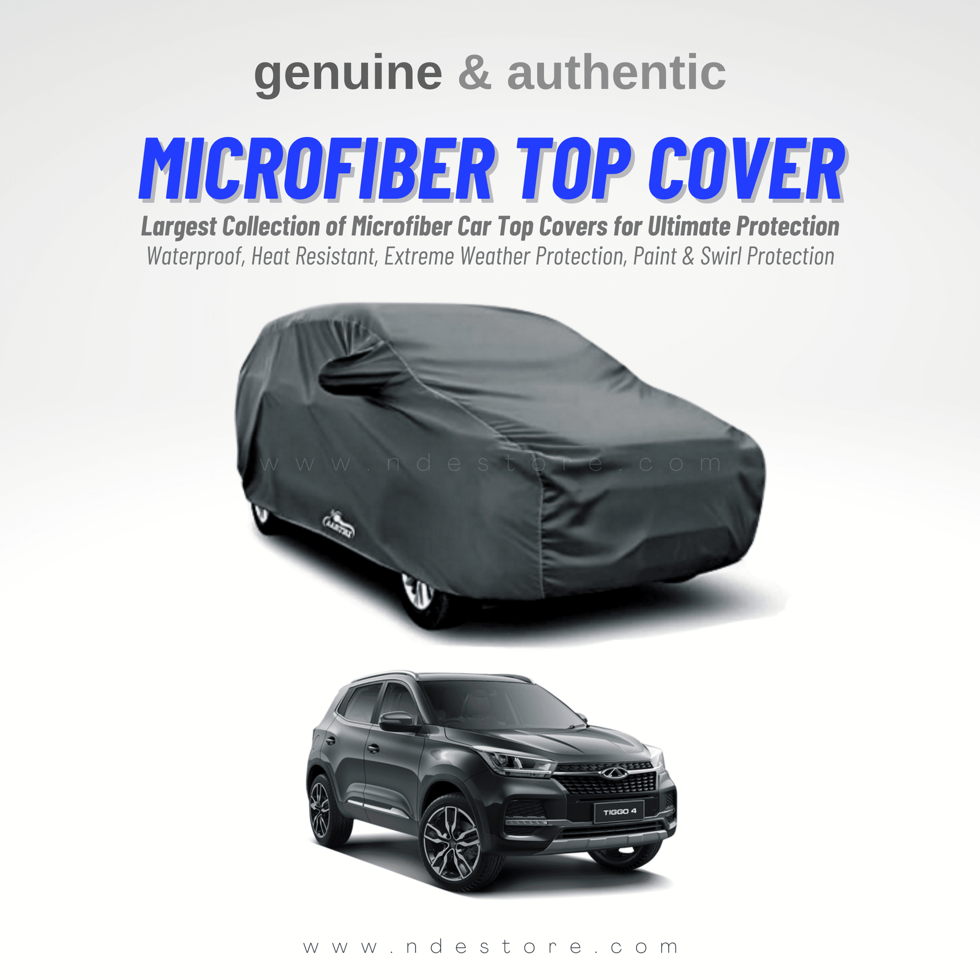 TOP COVER MICROFIBER PREMIUM QUALITY FOR CHERY TIGGO 4 PRO CHERY - ndestore.com