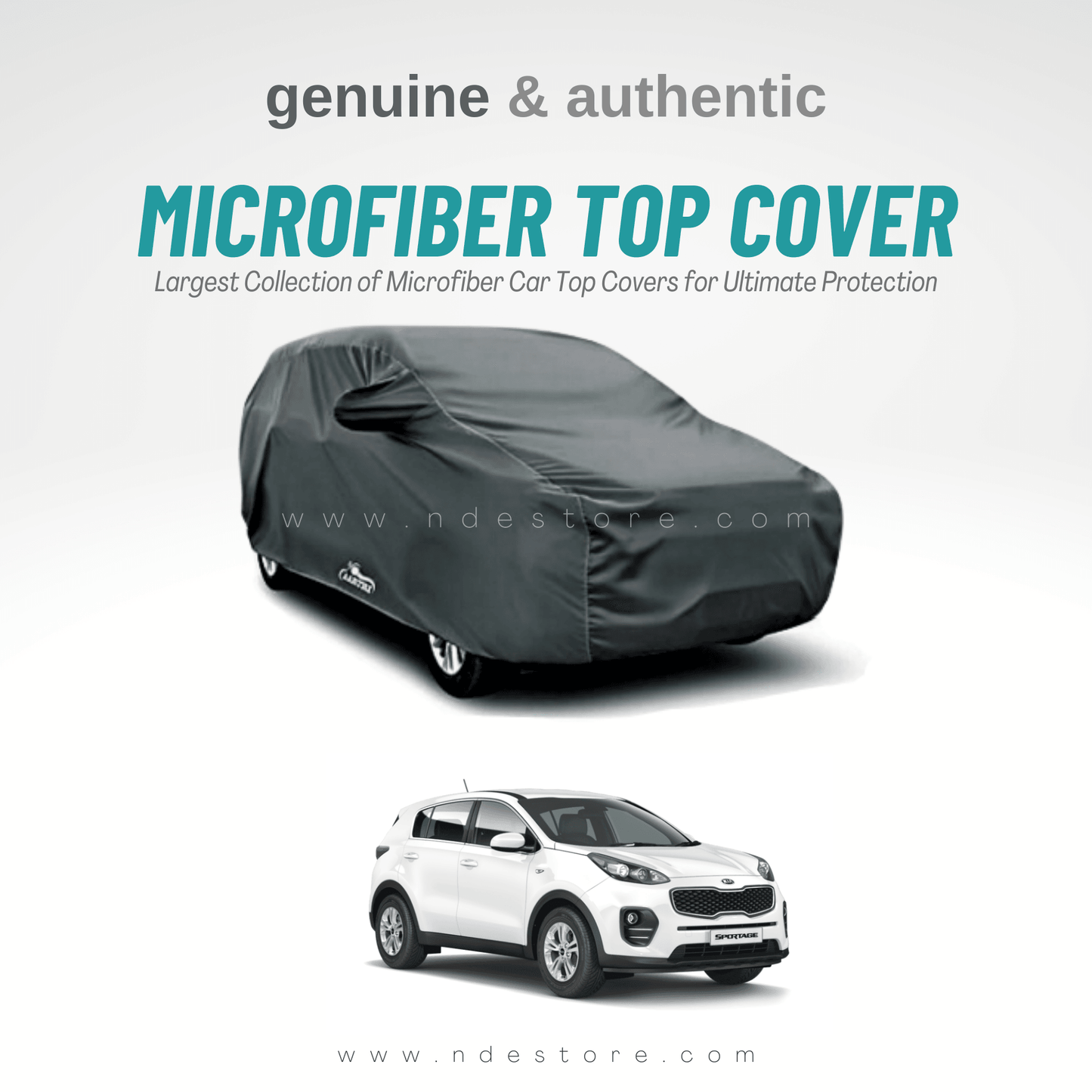 TOP COVER MICROFIBER PREMIUM QUALITY FOR KIA SPORTAGE - ndestore.com