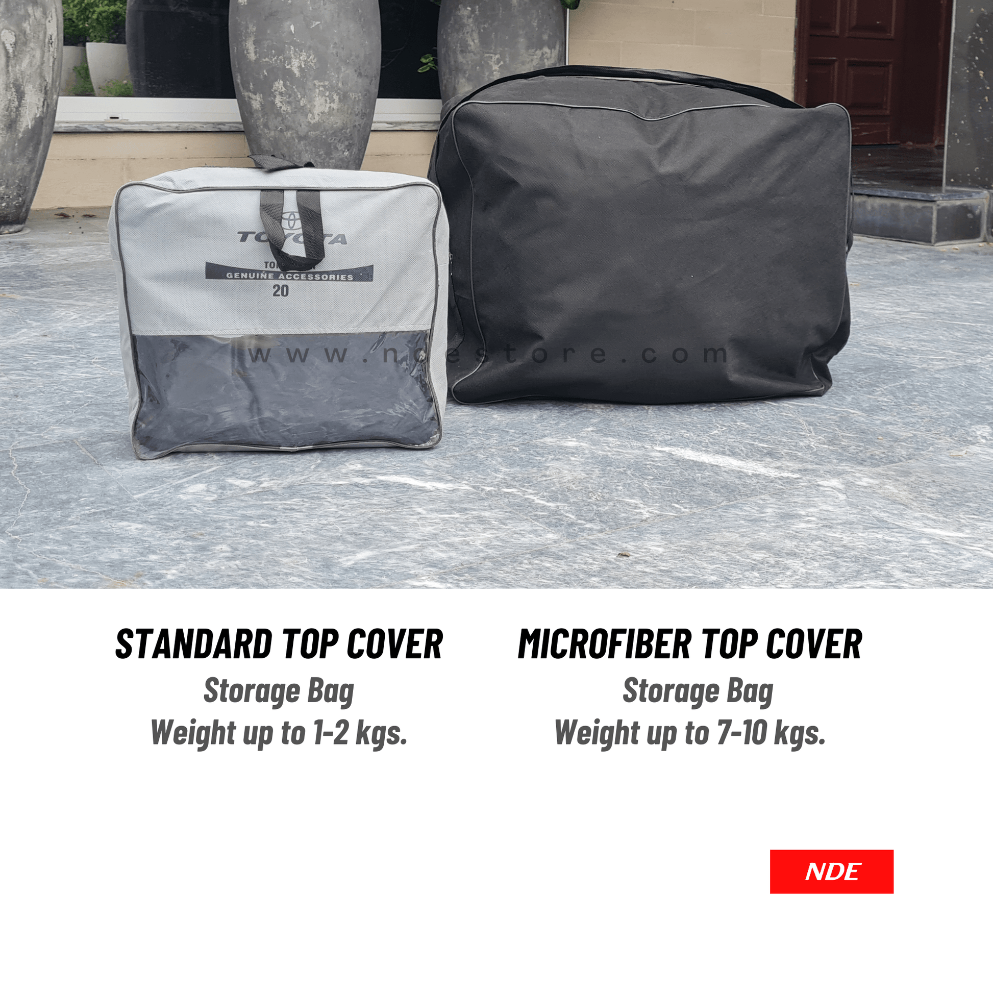 TOP COVER MICROFIBER FOR TOYOTA COROLLA (2021-2024) - ndestore.com