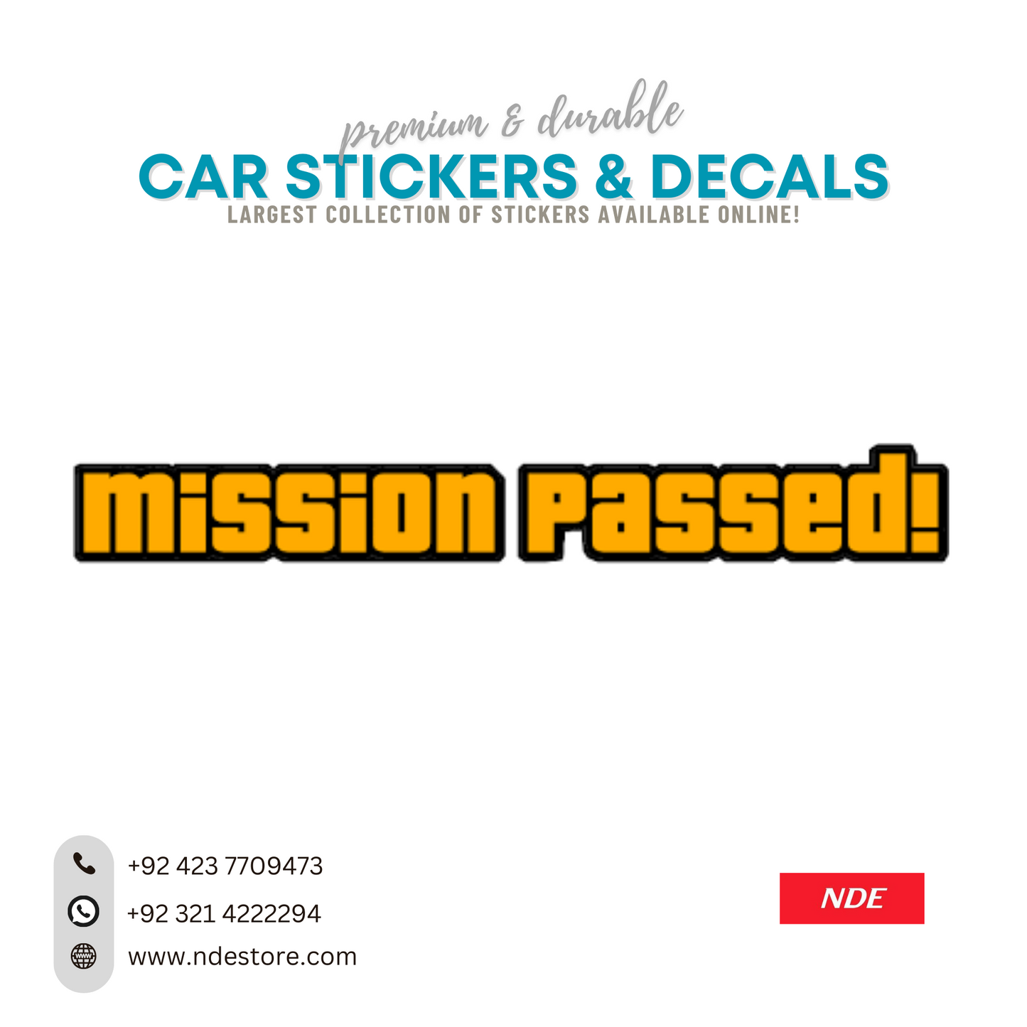 STICKER MISSION PASSED