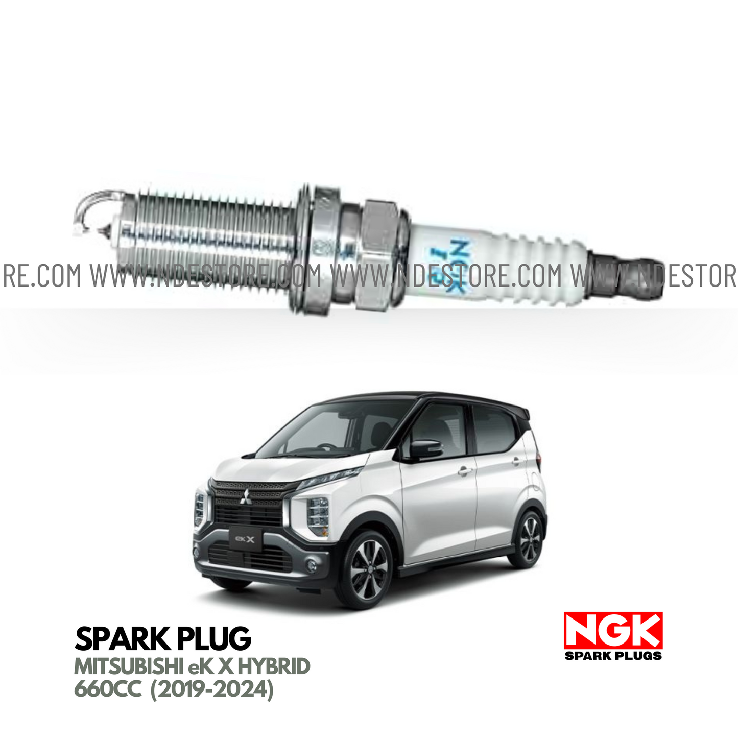 SPARK PLUG NGK IRIDIUM FOR MITSUBISHI eK X HYBRID (2020-2024)