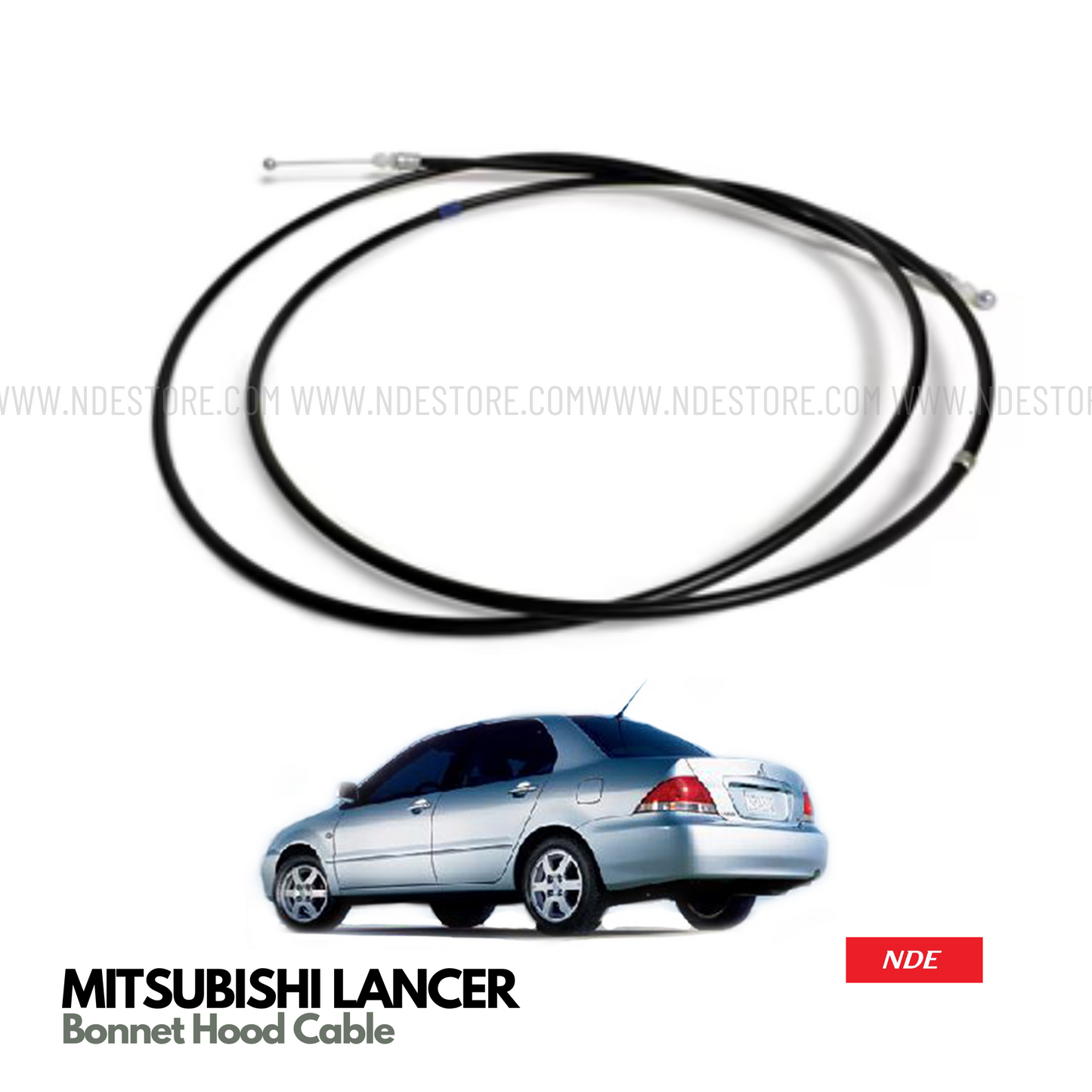 CABLE ASSY, BONNET HOOD OPENER CABLE FOR MITSUBISHI LANCER - ndestore.com