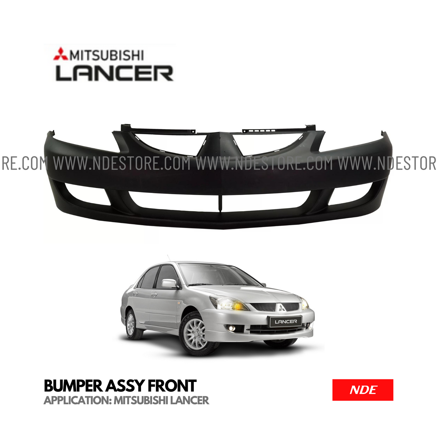 BUMPER ASSY FRONT FOR MITSUBISHI LANCER (2004-2012) - ndestore.com