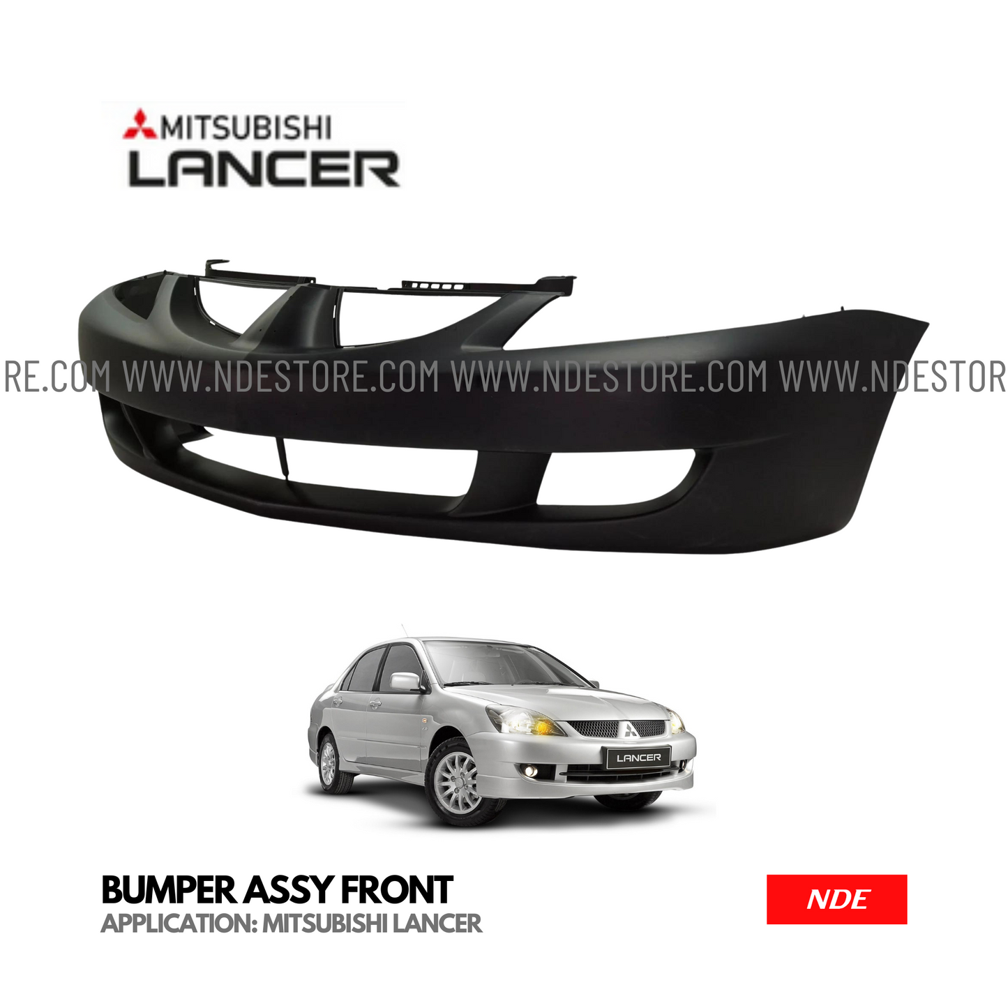 BUMPER ASSY FRONT FOR MITSUBISHI LANCER (2004-2012) - ndestore.com