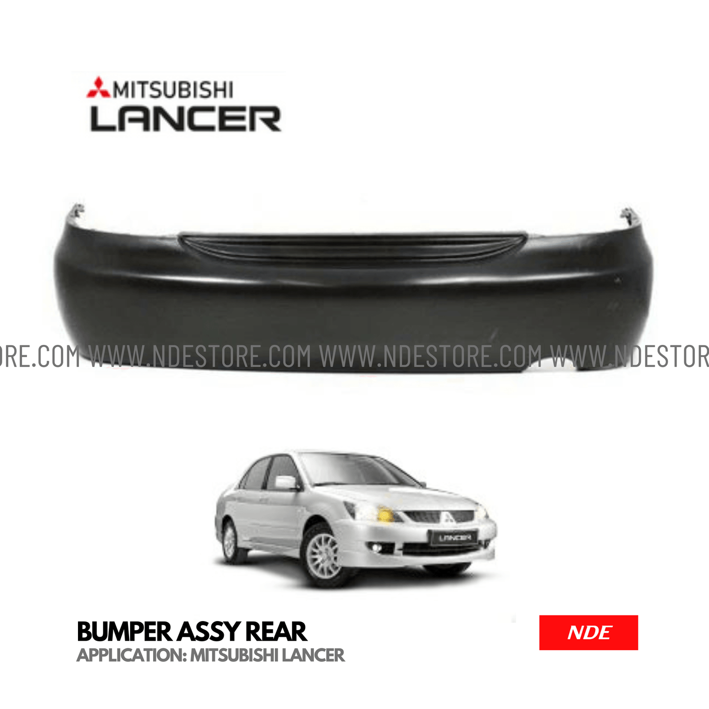 BUMPER ASSY REAR FOR MITSUBISHI LANCER (2004-2012) - ndestore.com