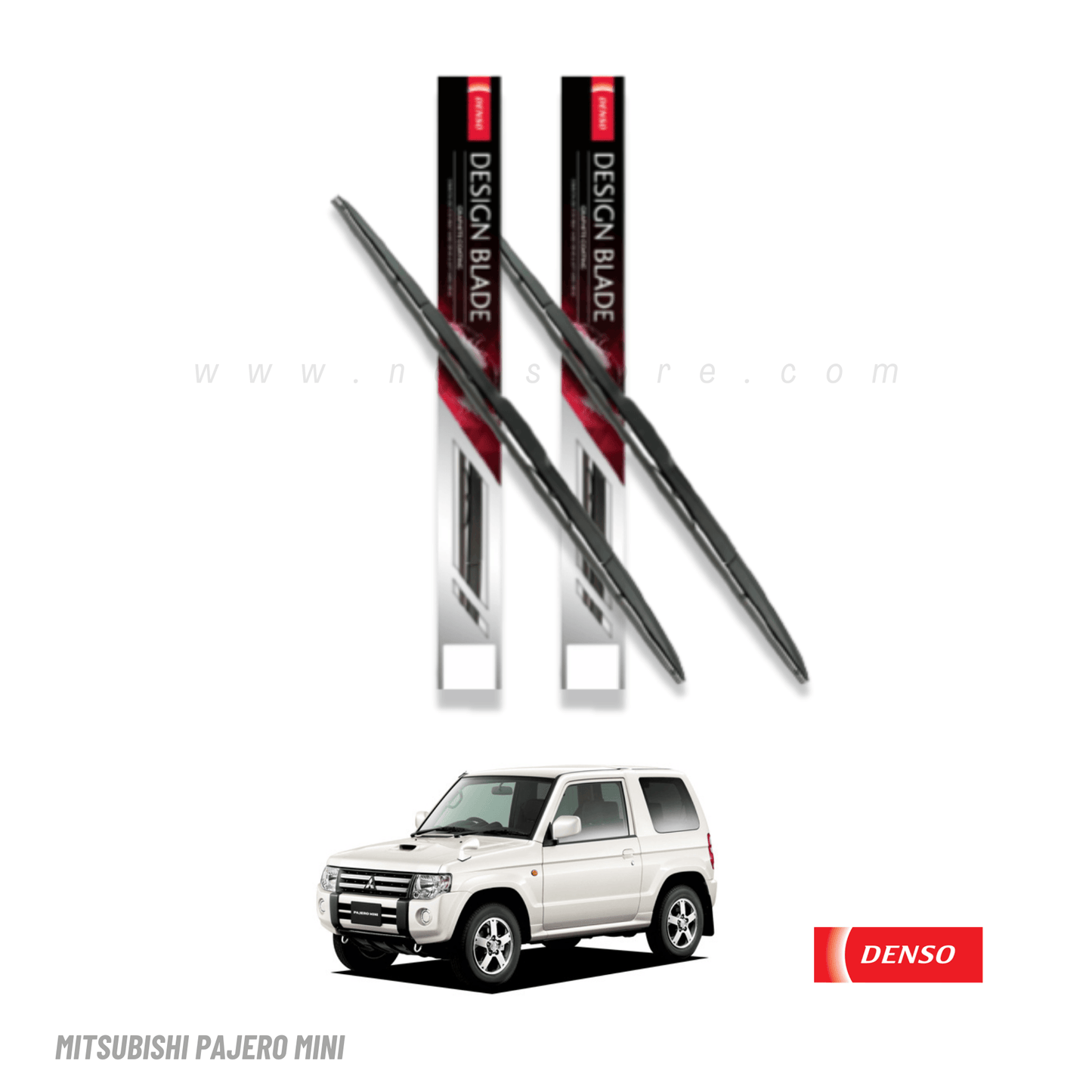 WIPER BLADE DENSO PREMIUM TYPE FOR MITSUBISHI PAJERO MINI - ndestore.com