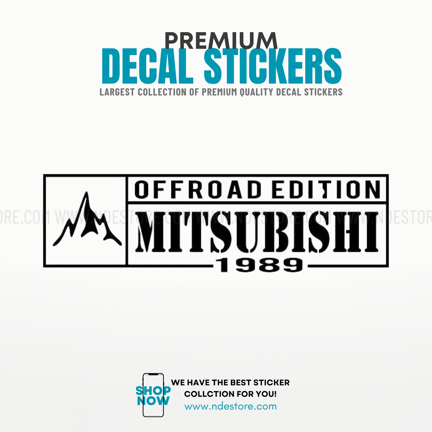 STICKER MITSUBISHI OFF ROAD EDITION