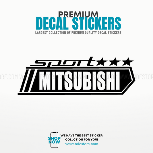 STICKER MITSUBISHI SPORT