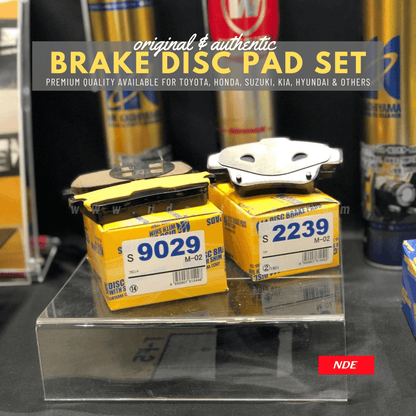 BRAKE DISC PAD FRONT / REAR FOR HONDA VEZEL - MK JAPAN - ndestore.com