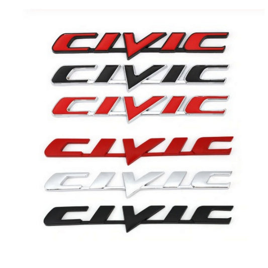 MONOGRAM EMBLEM CIVIC SPORTS LOOK FOR HONDA CIVIC (IMPORTED)