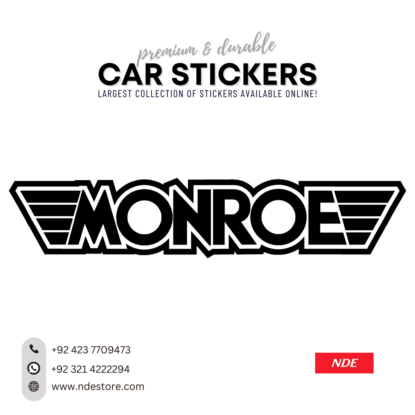 STICKER MONROE LOGO - ndestore.com