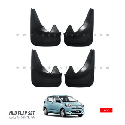 MUD FLAP SET FOR DAIHATSU MIRA (2006-2017) - ndestore.com