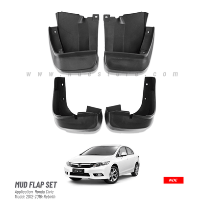 MUD FLAP SET FOR HONDA CIVIC (2012-2016) - ndestore.com