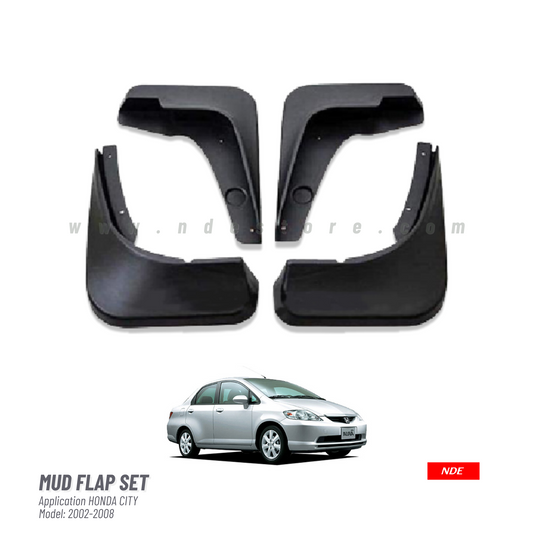 MUD FLAP SET FOR HONDA CITY (2002-2008)