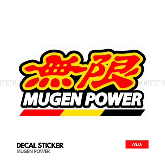 STICKER MUGEN POWER JDM