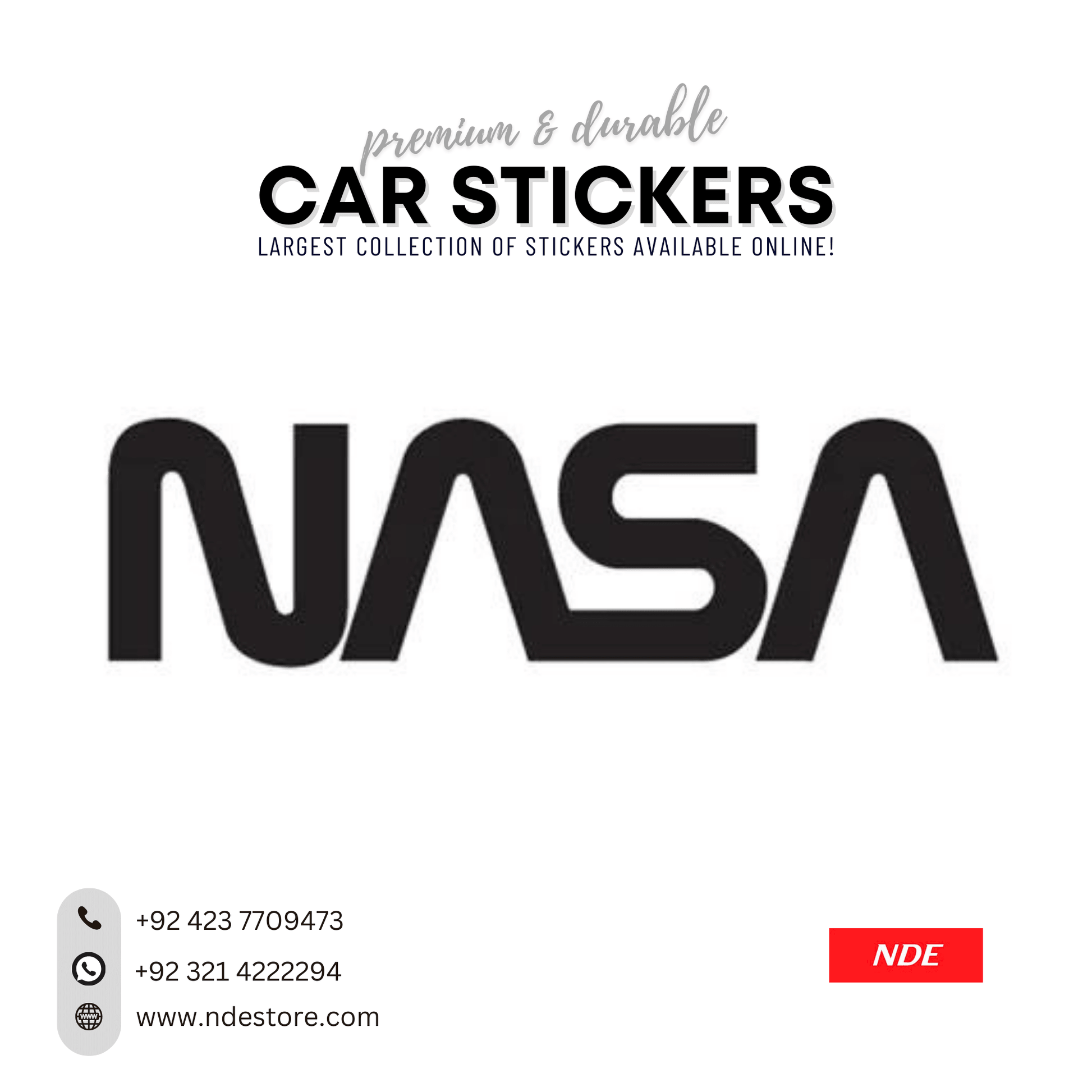 STICKER NASA - ndestore.com