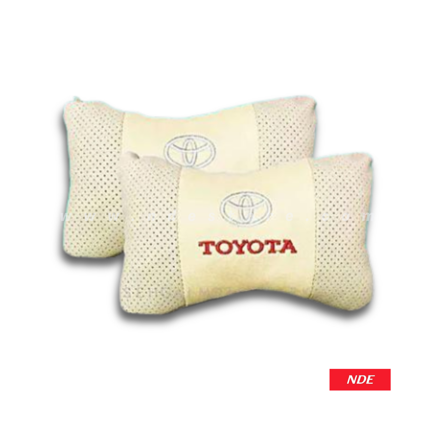 CUSHION HEAD REST, NECK CUSHION TOYOTA LOGO