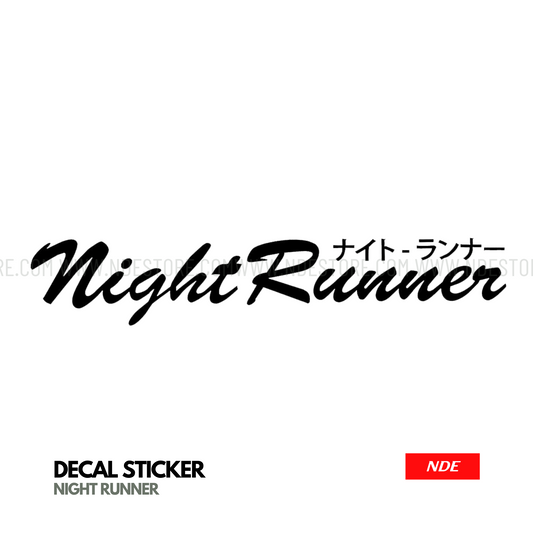 STICKER NIGHT RUNNER