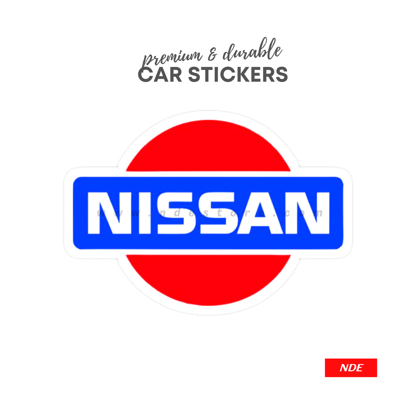 STICKER, NISSAN (SKU: 44521) - ndestore.com