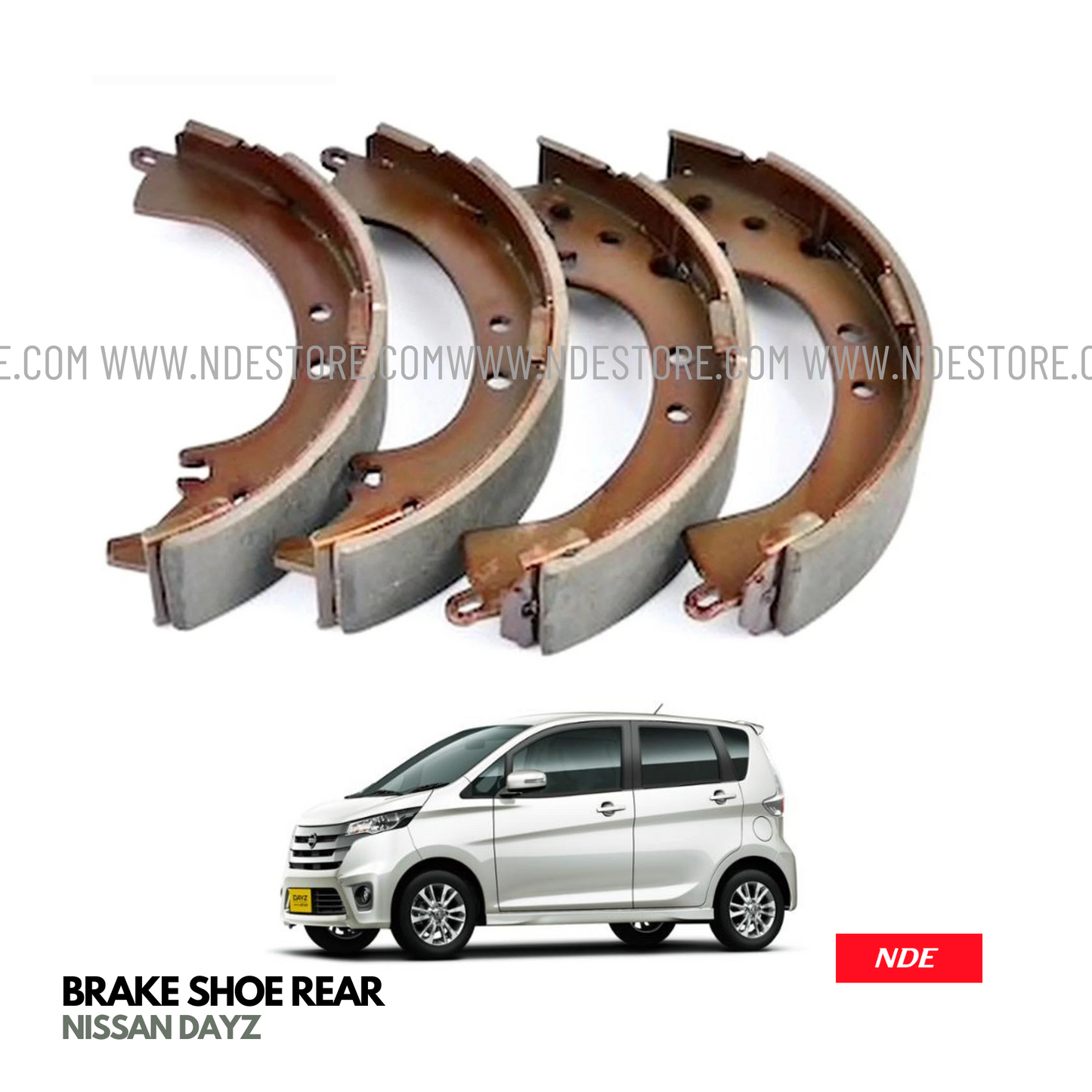 BRAKE, DISC BRAKE SHOE REAR FOR NISSAN DAYZ - ndestore.com