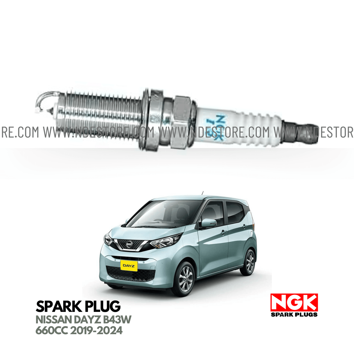 SPARK PLUG NGK IRIDIUM FOR NISSAN DAYZ (2019-2024) - ndestore.com