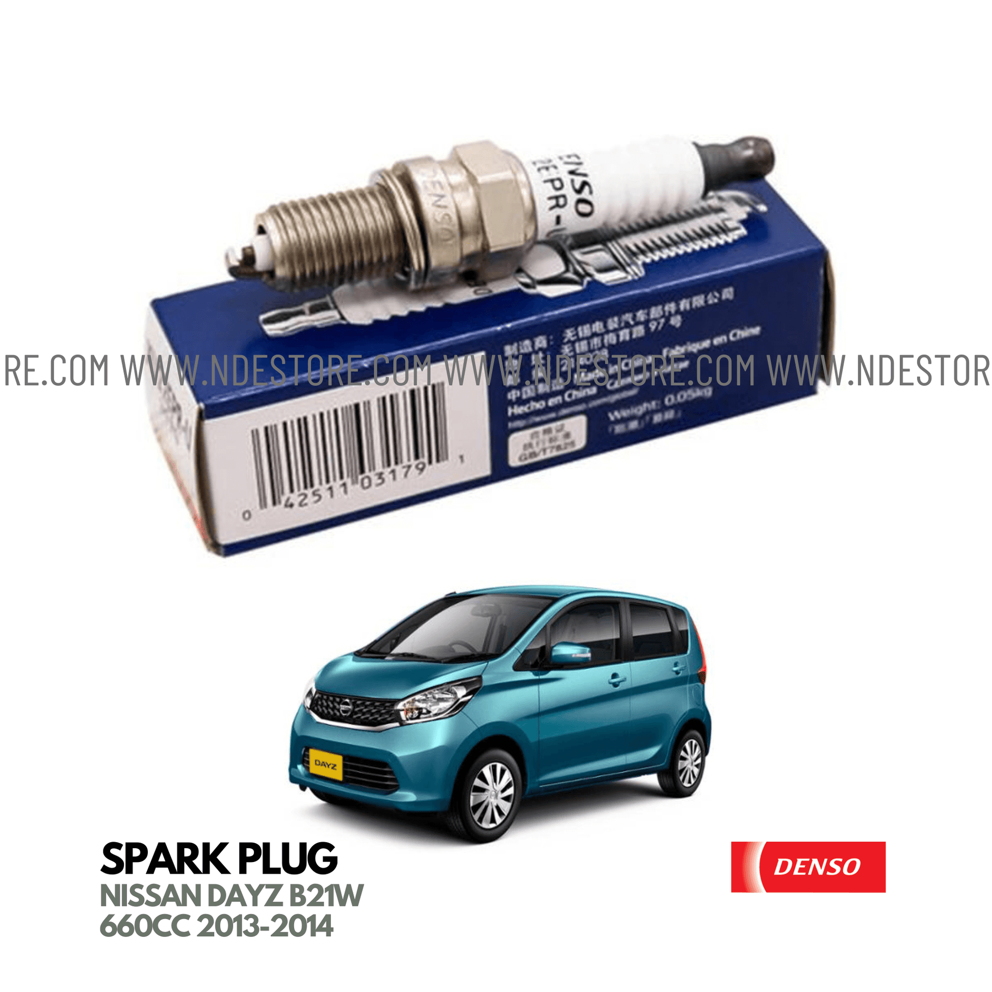 SPARK PLUG DENSO FOR NISSAN DAYZ B21W (2013-2014) - ndestore.com