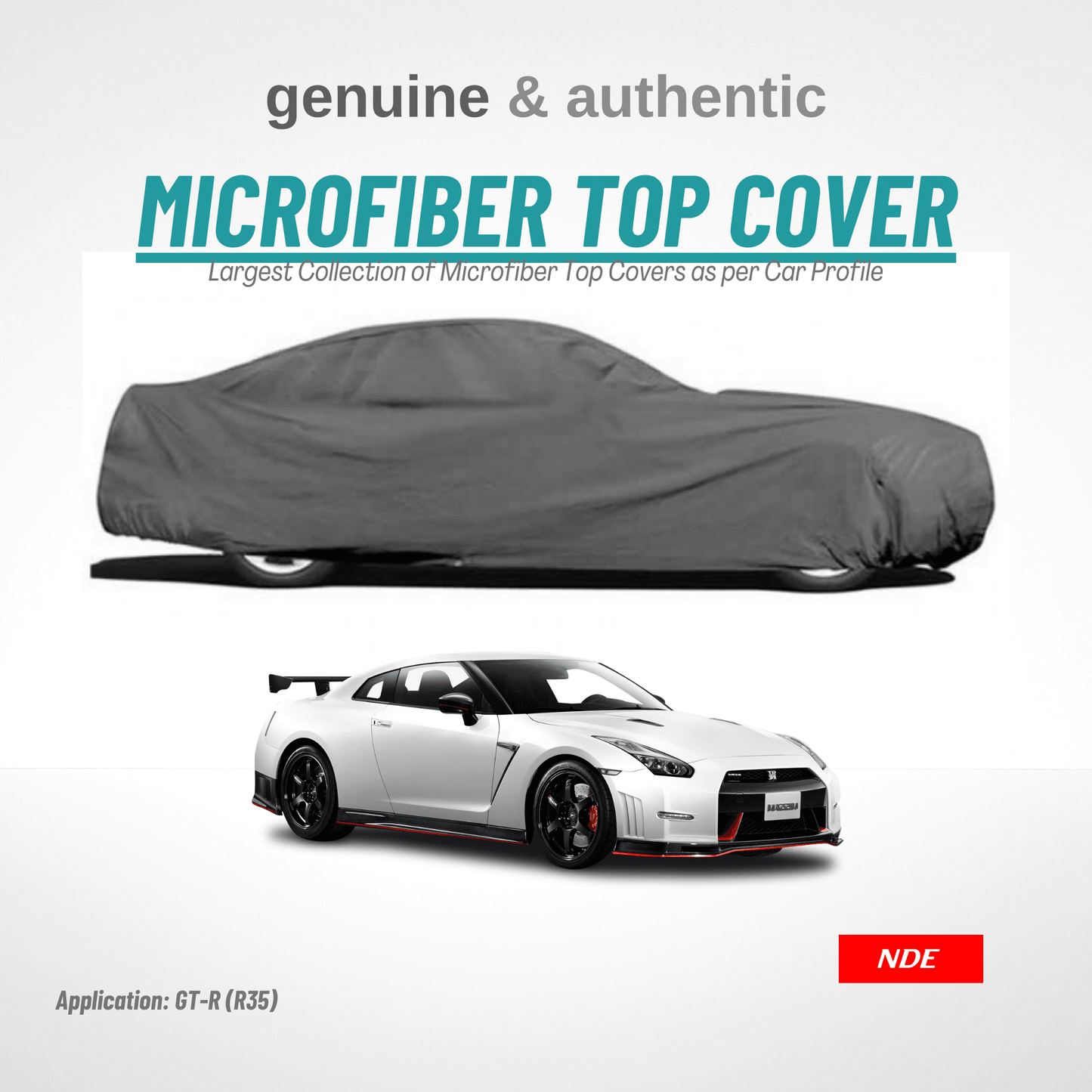 TOP COVER MICROFIBER FOR NISSAN GT-R (R35) - ndestore.com