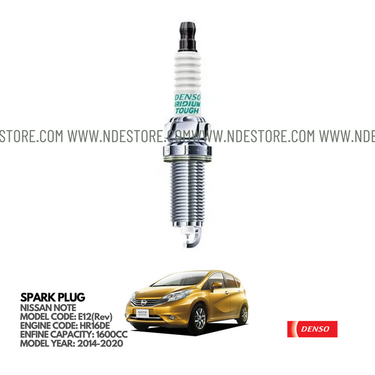 SPARK PLUG IRIDIUM DENSO FOR NISSAN NOTE E12(Rev) (2014-2020) - ndestore.com