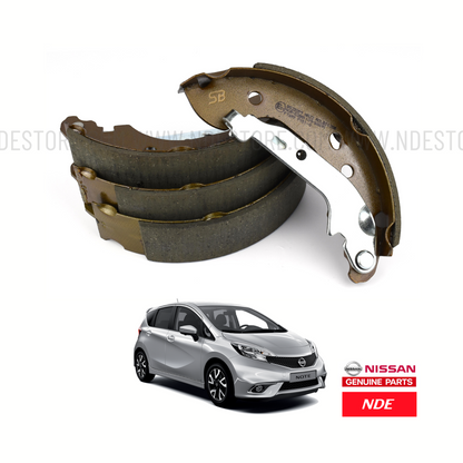 BRAKE SHOE KIT SET REAR GENUIINE FOR NISSAN NOTE (2019-2022)