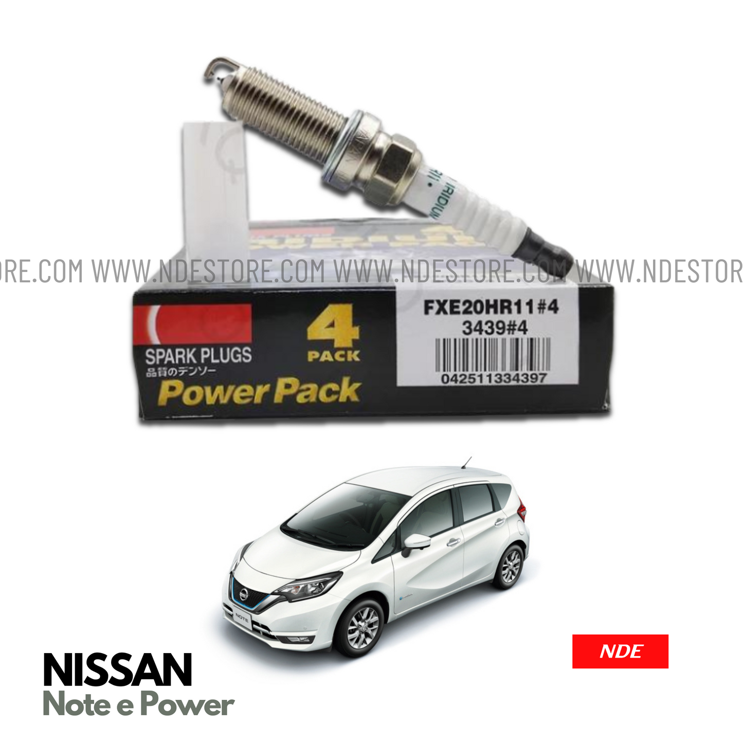 SPARK PLUG IRIDIUM DENSO FOR NISSAN NOTE ePOWER (2016-2020)