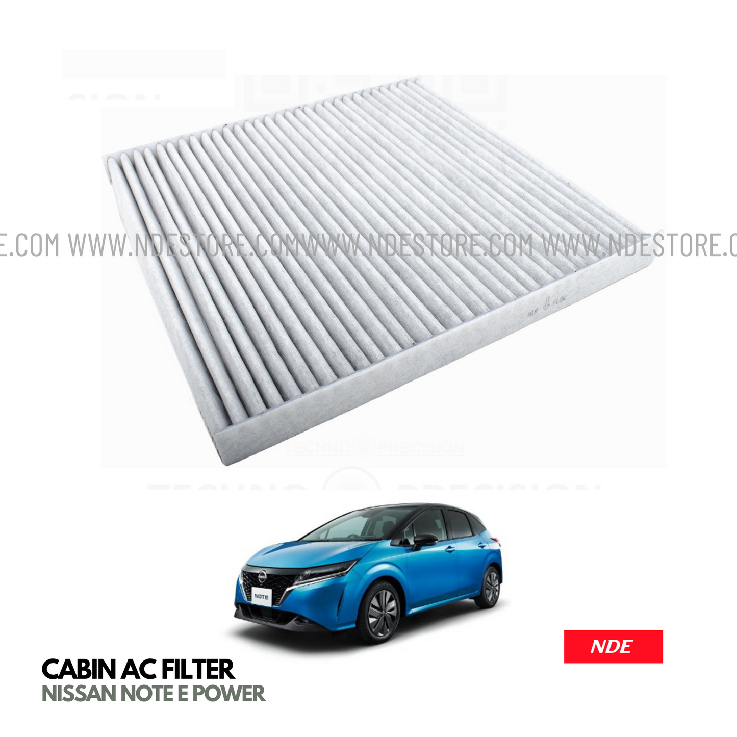 CABIN AC FILTER ON FOR NISSAN NOTE E POWER - ndestore.com