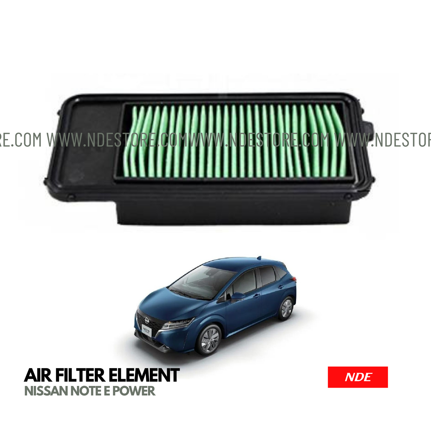 AIR FILTER ELEMENT FOR NISSAN NOTE E POWER (2016-2020) (MADE IN JAPAN) - ndestore.com