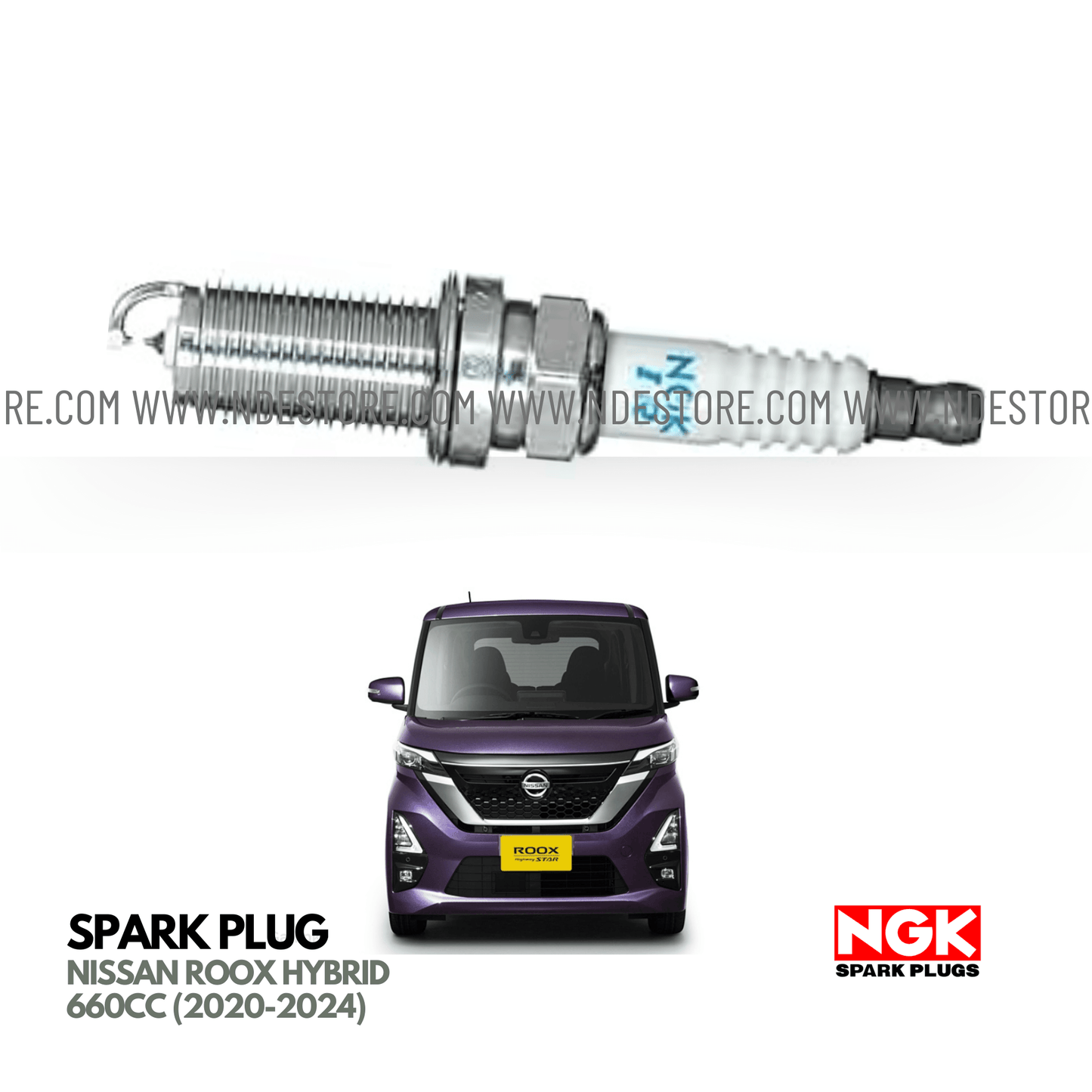 SPARK PLUG DENSO IRIDIUM FOR NISSAN ROOX HYBRID (2020-2024) - ndestore.com