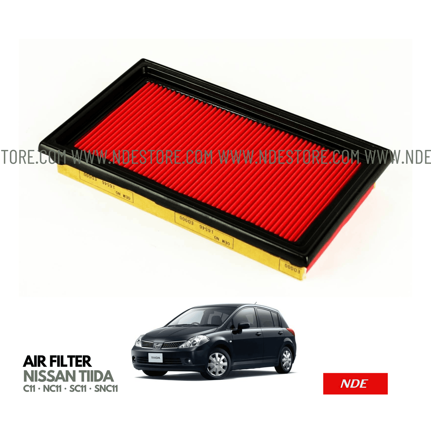 AIR FILTER ELEMENT FOR NISSAN TIIDA 1500CC (2004-2024) - ndestore.com