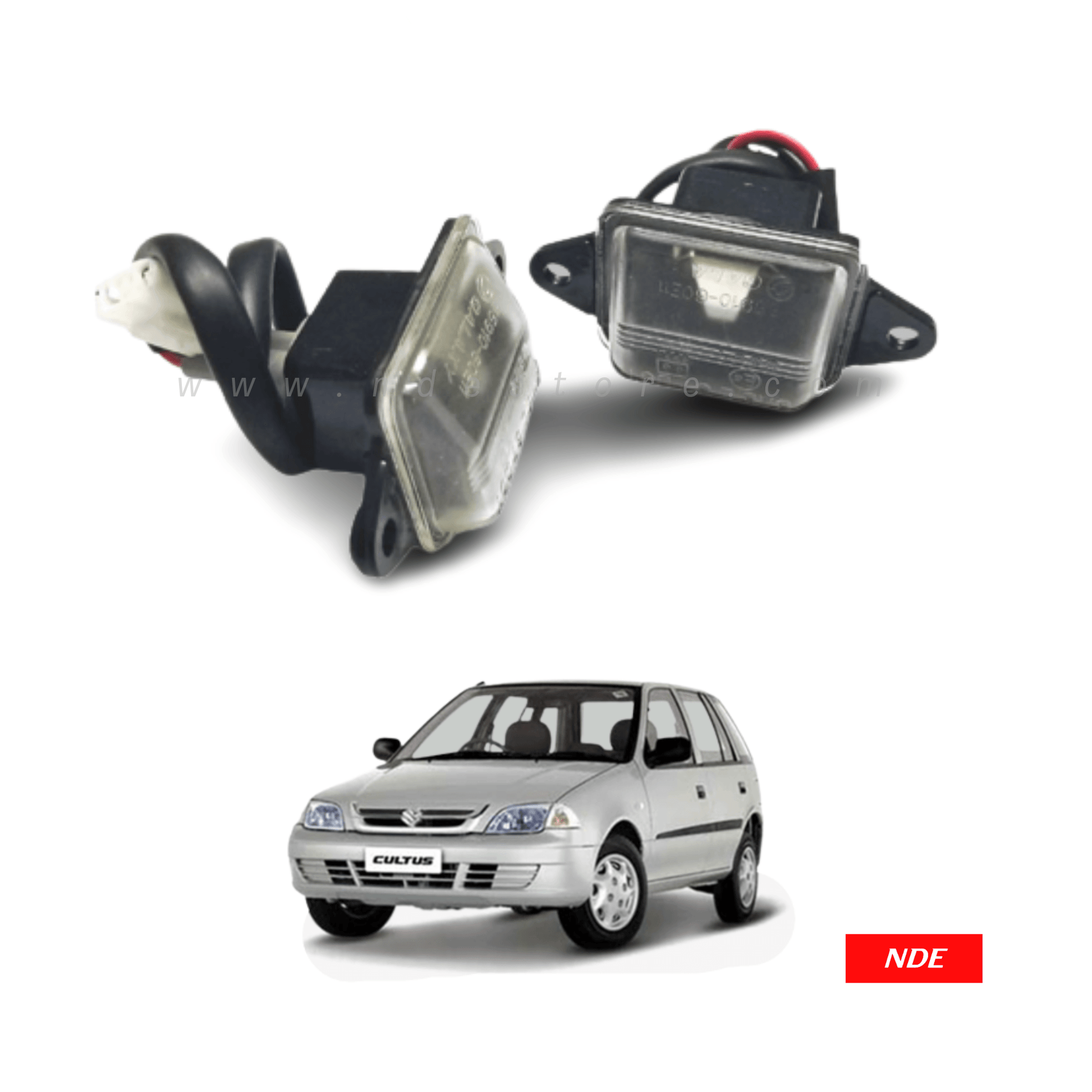 NUMBER PLATE LIGHT SET FOR SUZUKI CULTUS - ndestore.com