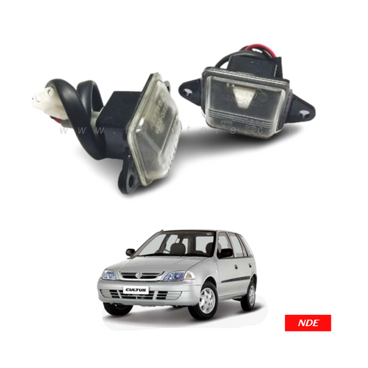 NUMBER PLATE LIGHT SET FOR SUZUKI CULTUS